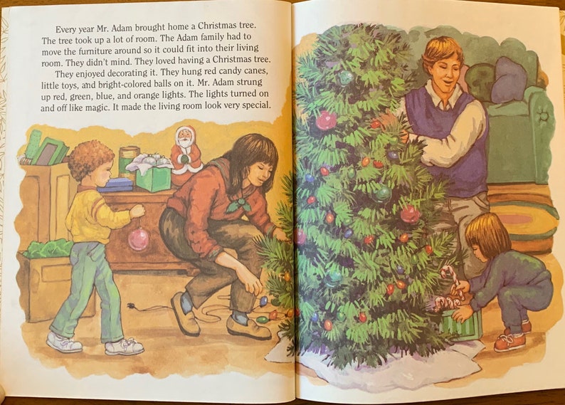Vintage 1987 the Christmas Tree That Grew Little Golden Book Etsy