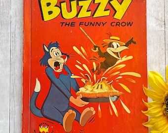 Vintage 1963 Buzzy the Funny Crow Wonder Book Harvey Cartoon - Etsy Australia Vintage 1963 Buzzy the Funny Crow Wonder Book Harvey Cartoon - Etsy Australia
