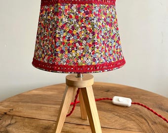 Lamps & Company lampe à poser - Abat-jour en lin bleu turquoise Lamps & Company lampe à poser - Abat-jour en lin bleu turquoise