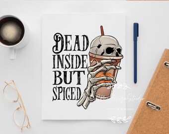 Sublimation Transfer, Ready to Use Transfer, Halloween Vibes Transfer, Dead Inside, Pumpkin Spice, Sublimation, Halloween Shirt Transfer