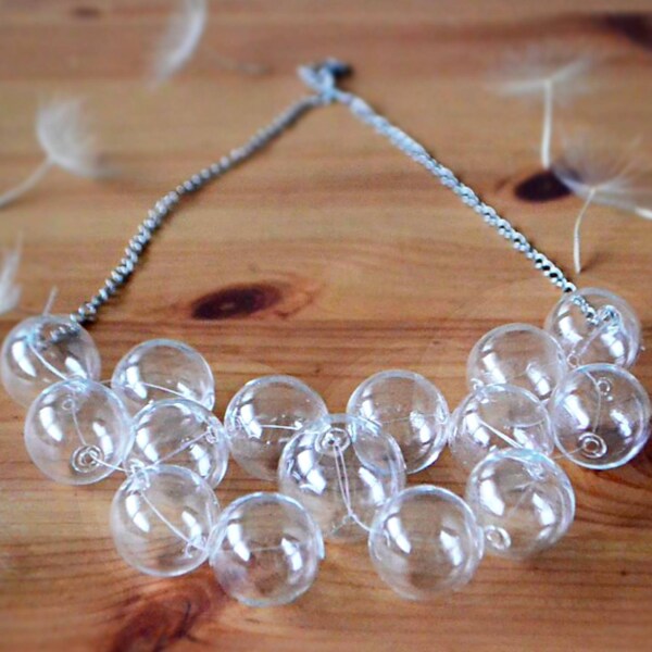 Blown Glass Necklace Etsy
