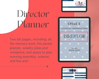 CC Cycle 3 Director Planner Canva Template