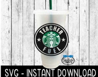 Download Teacher Fuel Svg Etsy