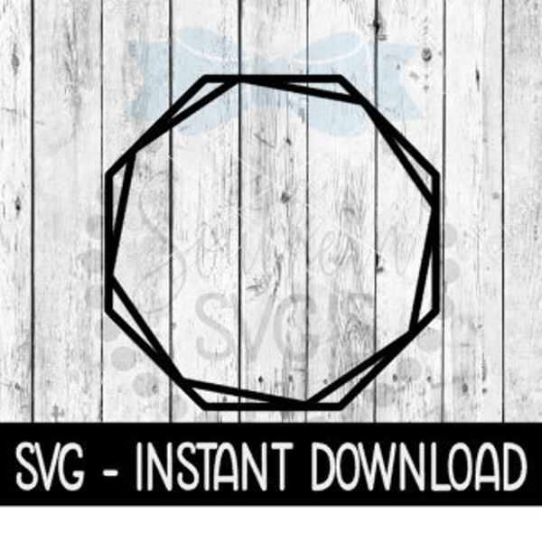 Layered Stacked Octagon Frame SVG, Octagon Frame SVG Files, Instant Download, Cricut Cut Files, Silhouette Cut Files, Download, Print