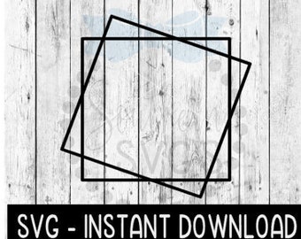 Square Frame Svg Etsy