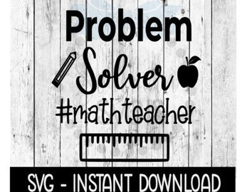 Download Math Teacher Svg Etsy