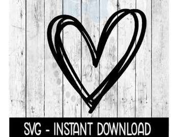 Download Download Free Svg Heart Outline for Cricut, Silhouette ...