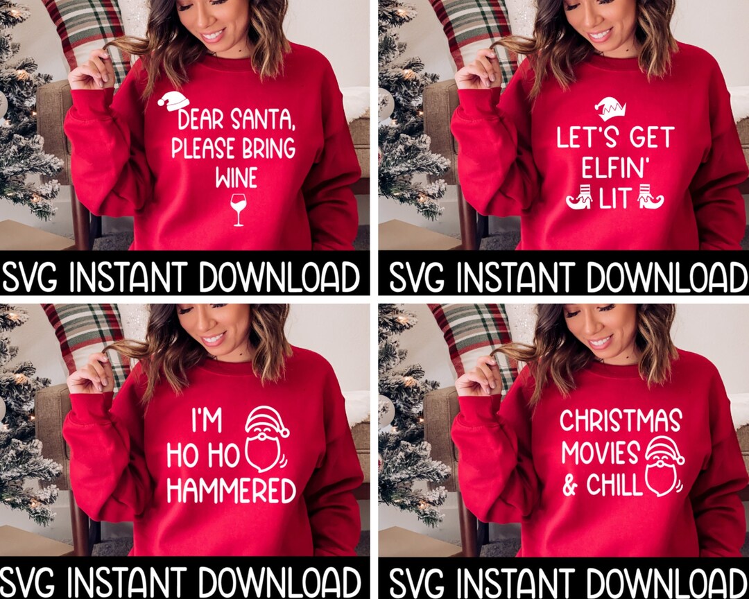 Christmas Bundle SVG, PNG Christmas SVG File, Tee Shirt Svg Instant ...