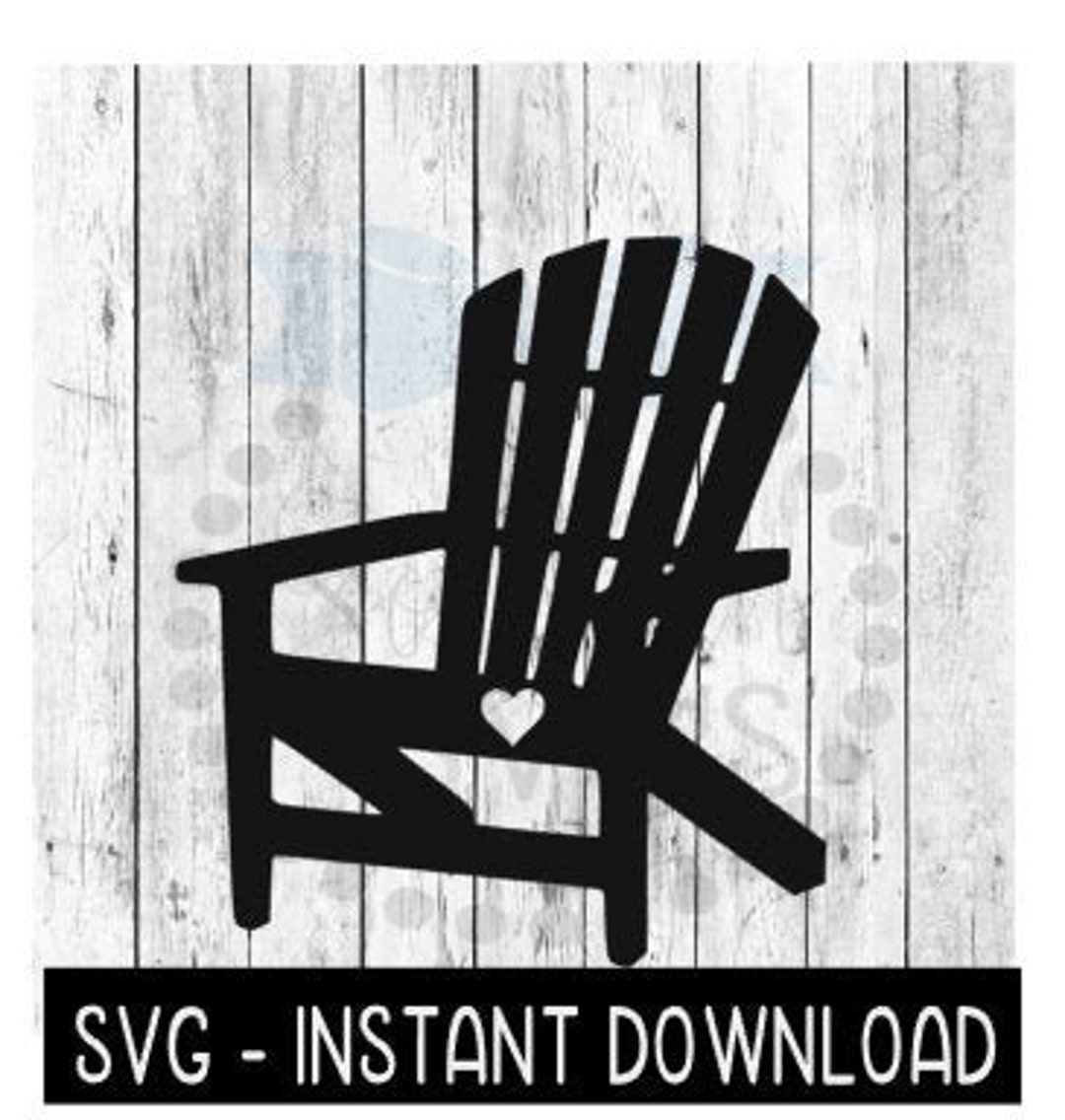 Adirondack Chair Beach Summer SVG SVG Files Instant photo