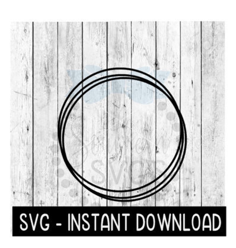 Download Layered Stacked Circle Frame SVG Circle Frame SVG Files | Etsy