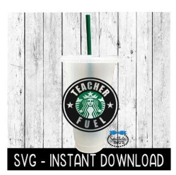 Download Teacher Fuel Frame For Starbucks Cup SVG Cold Brew Cup SVG ...