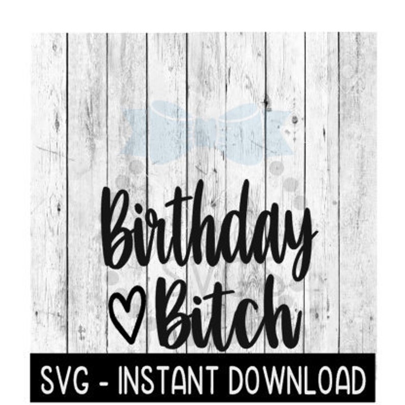 Download Birthday Bitch SVG Funny Wine Tumbler Quotes SVG Files | Etsy