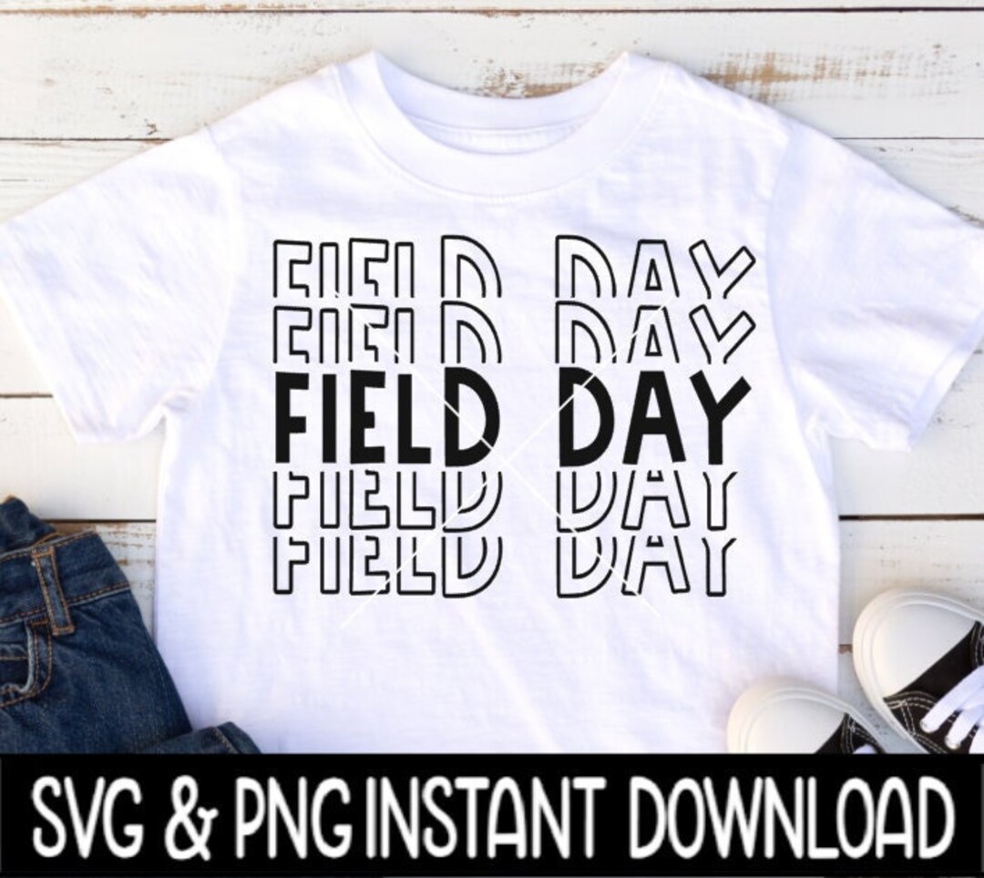 Field Day SVG, School SVG, Field Day PNG, Multi Mirrored Letters Svg ...
