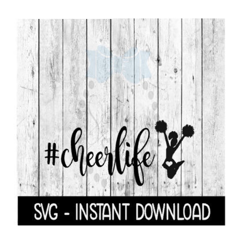 Cheer Hashtag Cheerlife Cheerleading SVG SVG Files Instant - Etsy