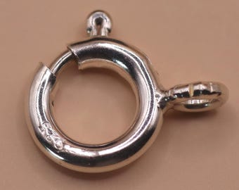 925 Sterling Silver Bolt Rings | Jewellery Making Clasps
