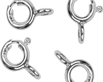 9ct Yellow Gold 5mm Open Opening Bolt Ring Clasp Necklace /& Bracelet Repair