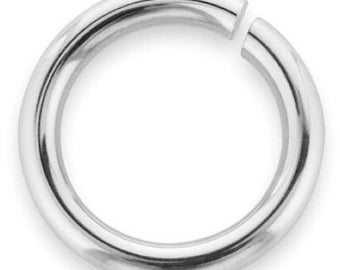 5x-9ct Rose Gold Jump Ring Heavy/"Open/" 5mm Findings-Jump Rings-Jewellery Making