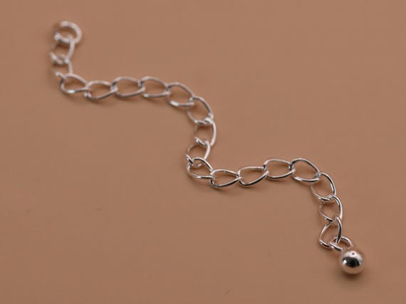 925 Sterling Silver 1MM Cable Chain Extender - Italian Made, 1 To 6 Inch, Super Thin & Strong - View #13