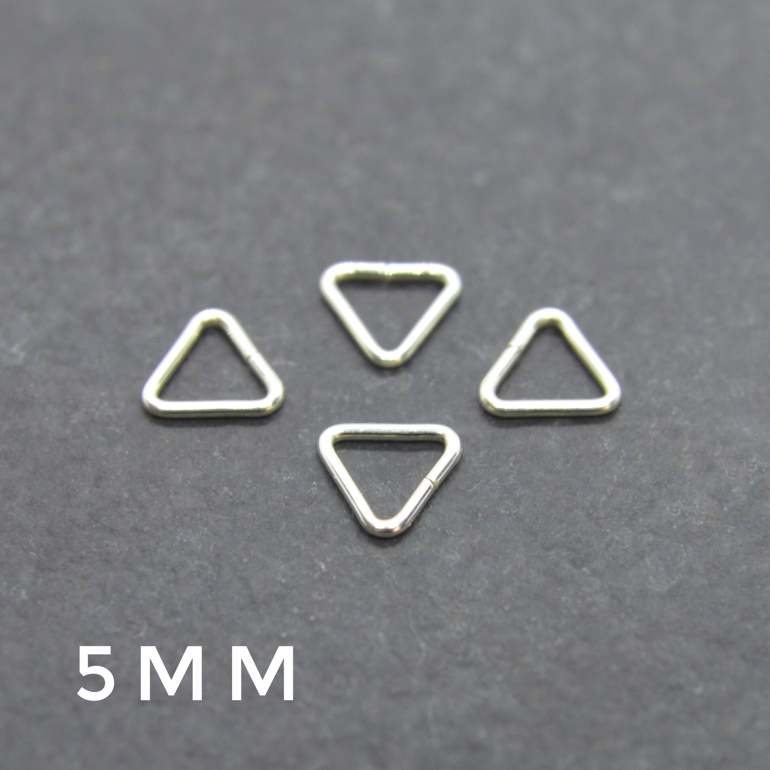 925 Sterling Silver TRIANGLE JUMP RINGS 5mm 8mm Jewellery Etsy