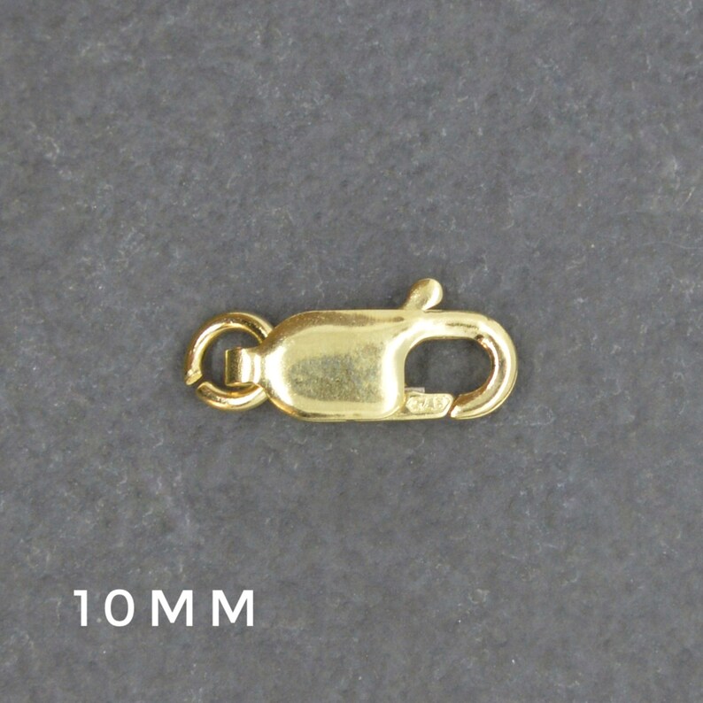 9ct Solid Gold LOBSTER TRIGGER CLASP 8.4mm 10mm wholesale Etsy