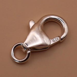 925 Sterling Silver LOBSTER CLAW TRIGGER clasp 7mm, 8mm, 10mm, 12mm - wholesale jewellery making findings
