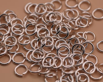 Heavy Sterling Silver Open Jump Rings – Jewellery Making Supplies (1mm)