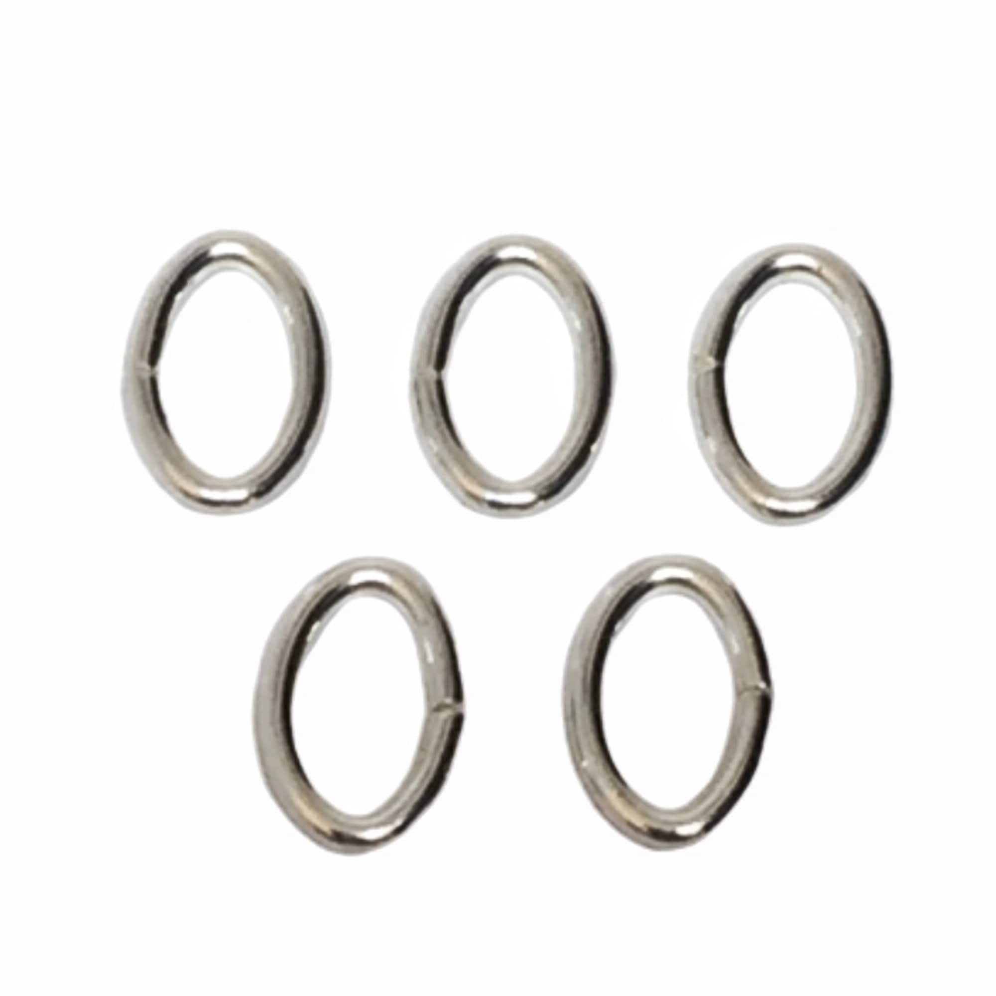 925 Sterling Silver OVAL JUMP RINGS 5mm x 3.5mm 22 gauge/ Etsy