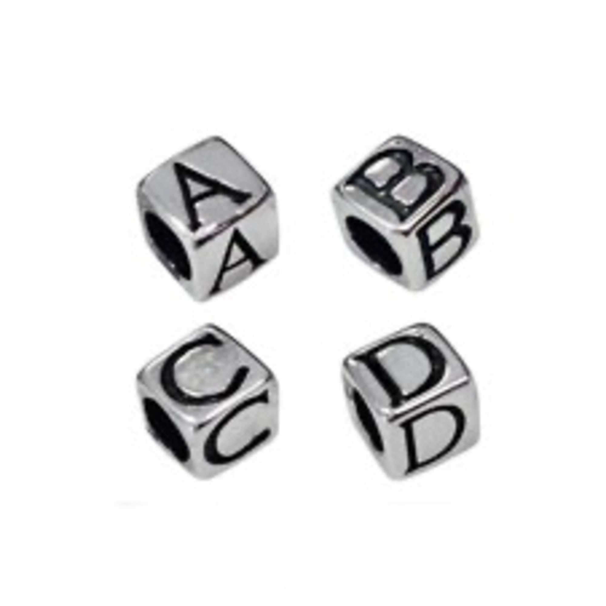 Letter Beads Alphabet Beads Gold Alphabet Bulk Beads Wholesale Beads Letter  Cube Beads Random Mix 100pcs