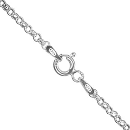 16 inch trace chain belcher style in sterling silver