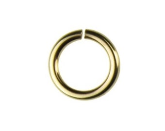 9ct Gold Solid JUMP RINGS 3mm, 4mm, 5mm, 6mm - wholesale jewellery making findings