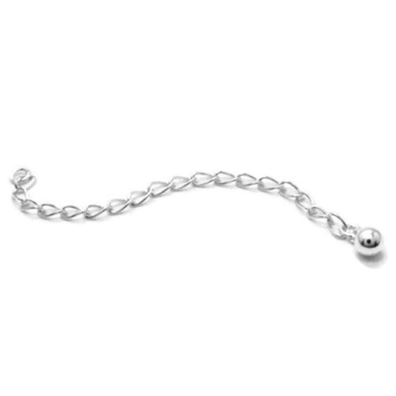 2-Inch Chain Extender - Silver