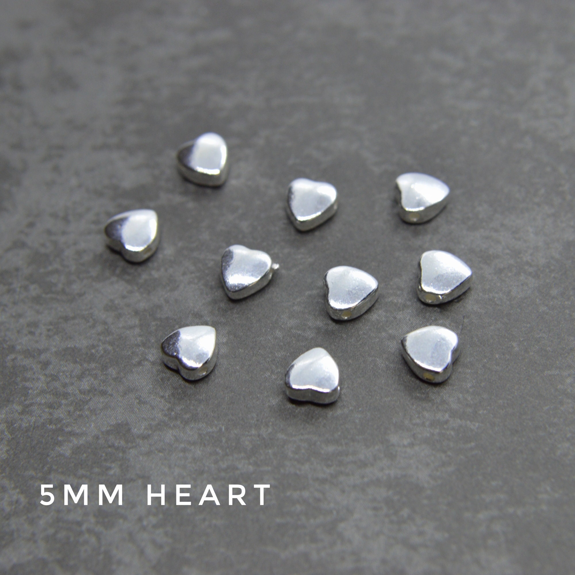 925 Sterling Silver SLIDER BEADS Star Moon Dolphin Heart Etsy UK