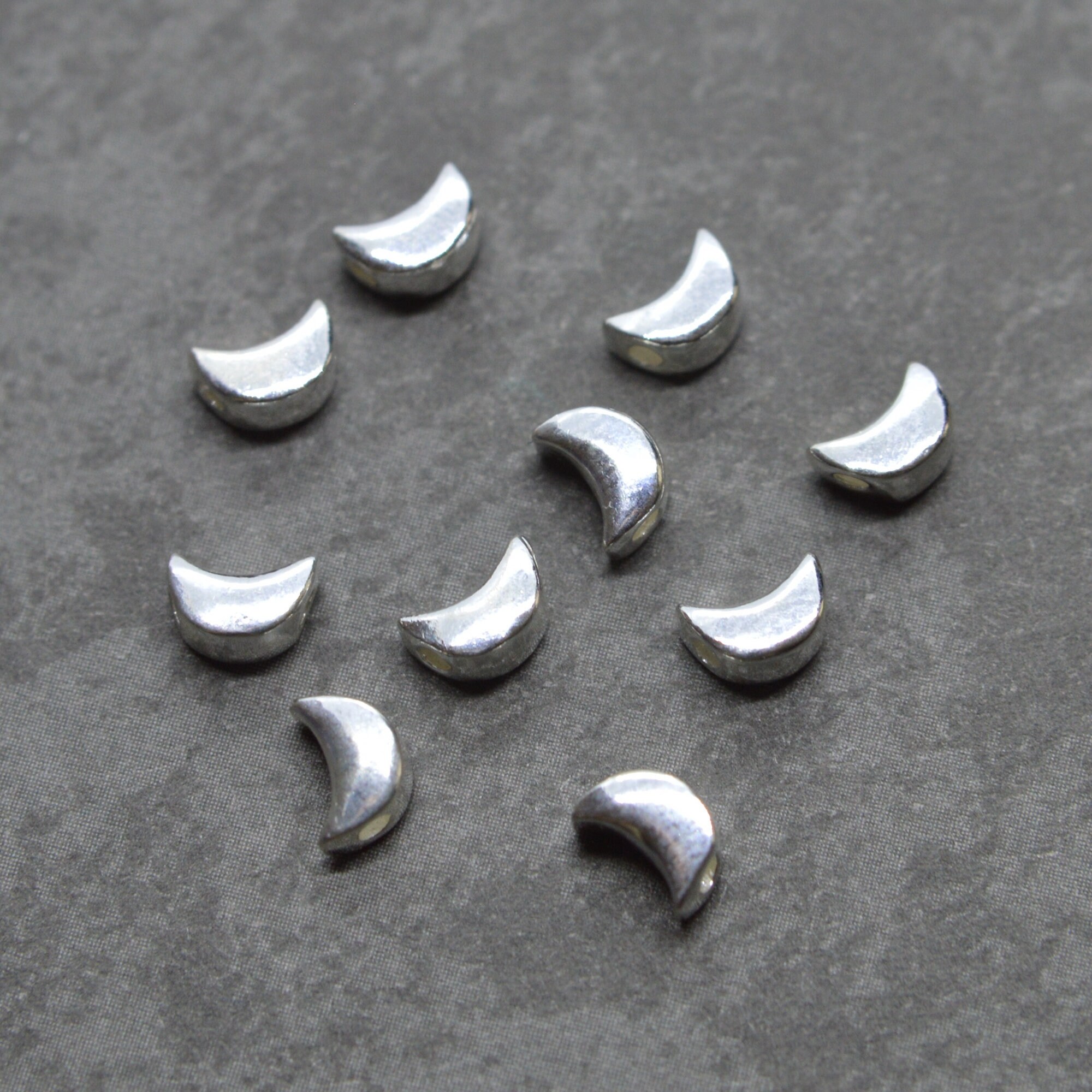 925 Sterling Silver SLIDER BEADS Star Moon Dolphin Heart Etsy UK