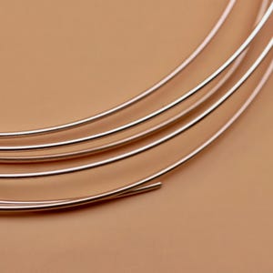 925 Sterling Silver Half Hard Round Wire | Jewellery Making, Wire Wrapping image 1