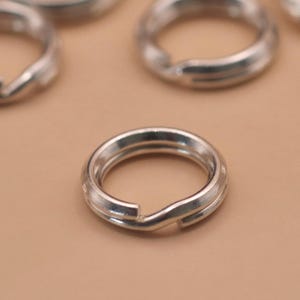 925 Sterling Silver SPLIT RING - 5mm, 7mm - wholesale jewellery making findings