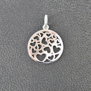 925 Sterling Silver HEART CHARMS & PENDANTS - cz, open, mini, ribbon, geode, swirl - wholesale jewellery making findings