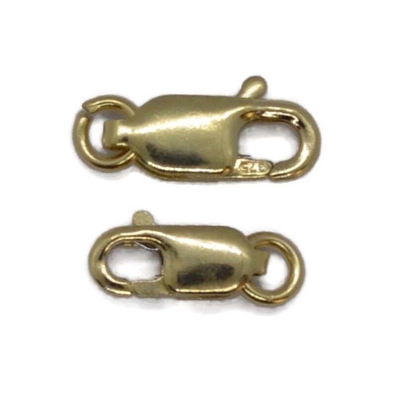 9ct Solid Gold LOBSTER TRIGGER CLASP 8.4mm 10mm wholesale Etsy