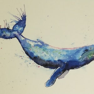 Carte postale Baleine