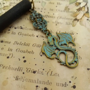 Bronze dragon hair stick