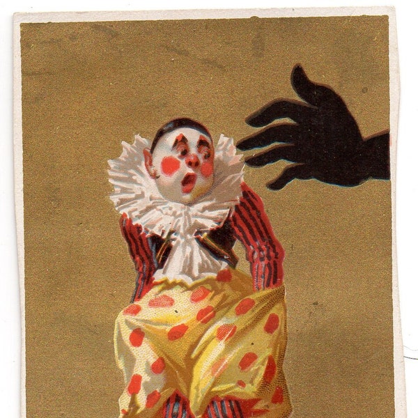 Chromo XIXème siècle CIRQUE CLOWN