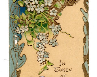 Carte en relief style Art Nouveau