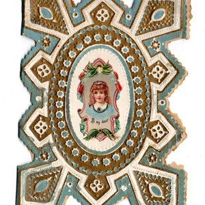 19th century Valentine's Day card with addition