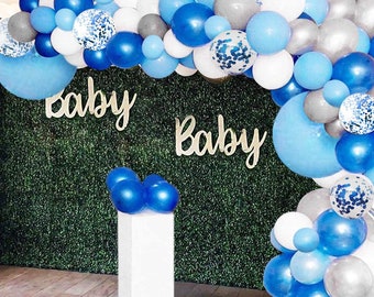 64 PIECE BABY SHOWER BALLOON ARCH KIT BOY GIRL PARTY DECORATION CELEBRATION