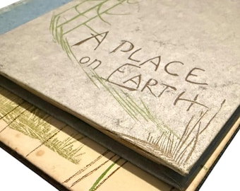 Gwen Frostic A Place on Earth and To Those Who See Signed Books Nature Art Vintage Michigan Artist Illustrated Gift Cottage Decor one signed