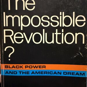 Civil rights 1968 The Impossible Revolution? Lewis M. Killian Black Power Civil Rights Sociology Book Random House afbeelding 1