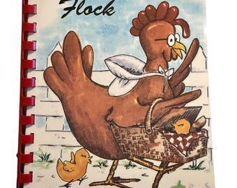Feeding the Flock Cookbook 1999 Greater West Michigan AST Church Community Recipes Spiral Bound Vintage Michigan Cookbook