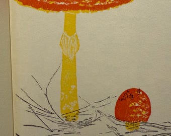 Gwen Frostic A Walk with Me and Wisps and To Those Who See Books Nature Art Vintage Michigan Artist Illustrated Cottage Decor wisp is signed