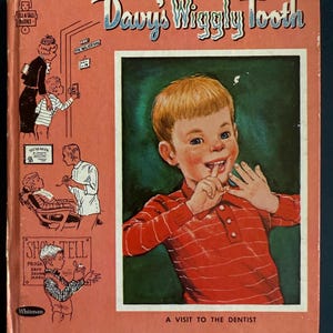 Danny’s Wiggly Tooth Golden Book Dentist 1965