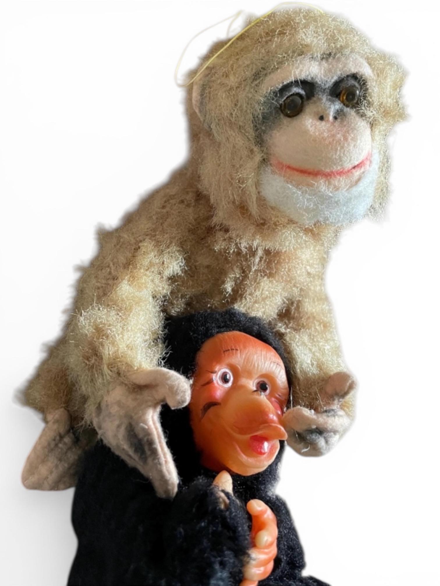 Etsy - Monkey 1960s Monkeys 1960's Vintage Toy Stuffed of Pair