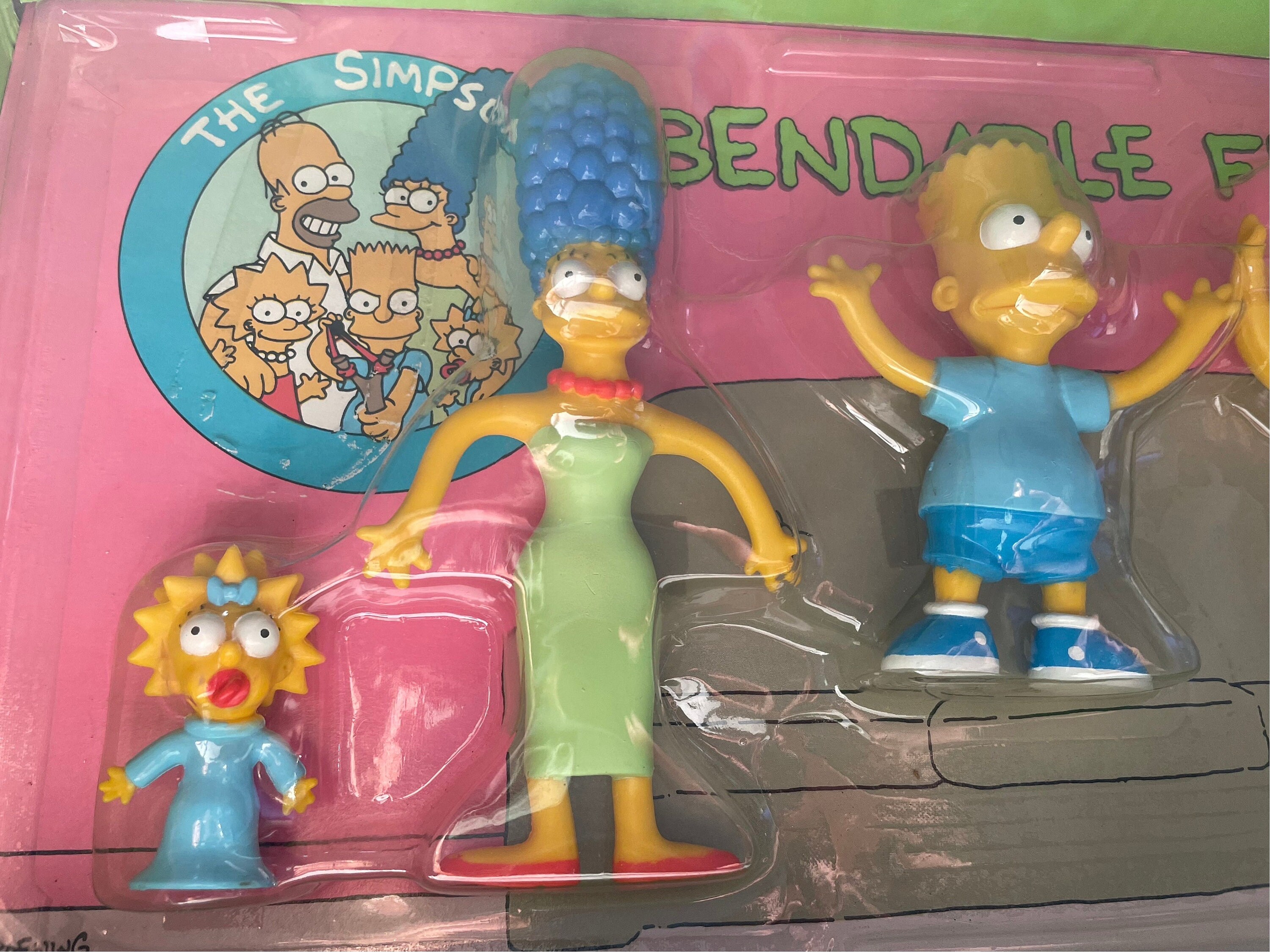 The Simpsons Bendable Figures - Etsy